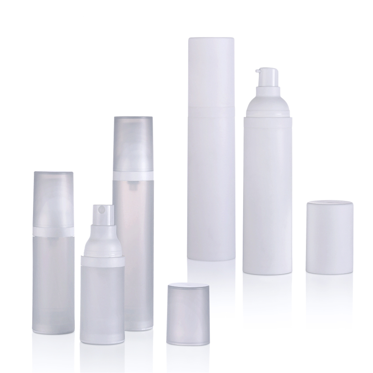 15ml 20ml 30ml 50ml 80mlフロストデスクトップエアレスボトルPPエマルジョンボトルスプレーファインミストテーブルボトルl13