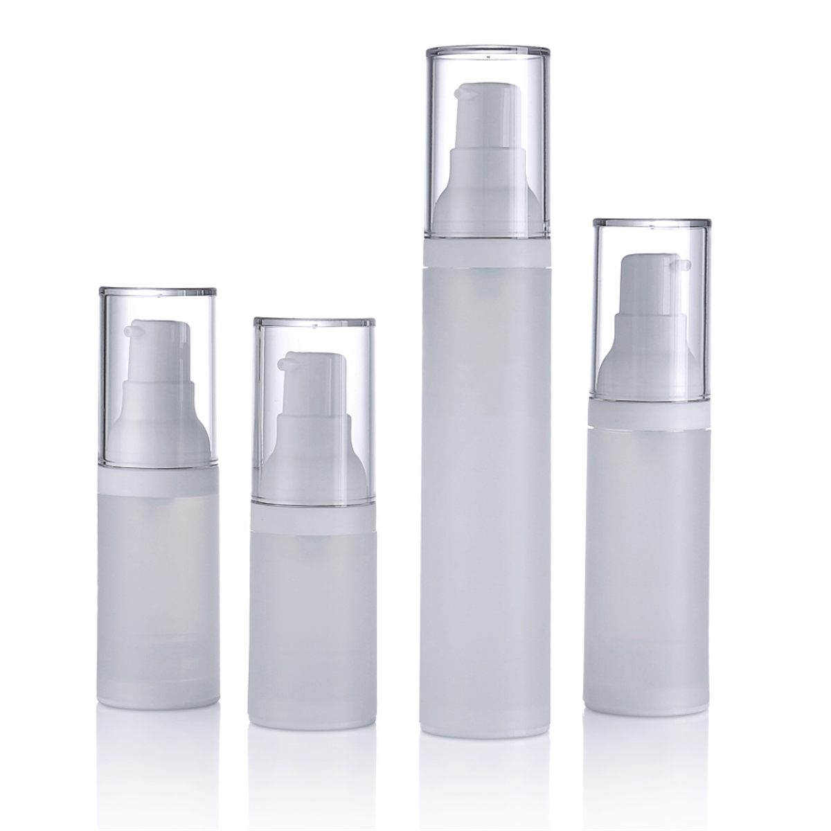 15ml 20ml 30ml 50mlフロストデスクトップエアレスボトルPPエマルジョンボトルスプレーファインミストテーブルボトルL13